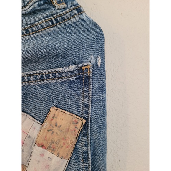 BDG Urban Outfitters Women's Patchwork Jeans Relaxed Straight Leg Denim 26 #P - Picture 6 of 8